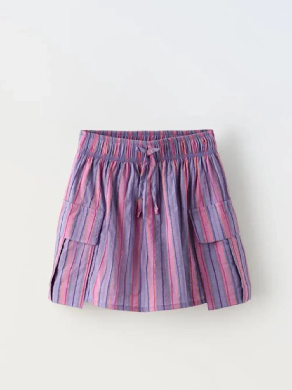 Zara striped cargo skirt, Girls' size 10